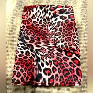 Red Leopard Print Bible Cover